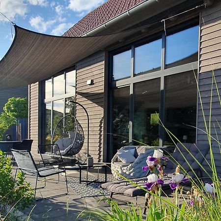 Odenwald-Lodge Mit Infrarotsauna Und E-Ladestation "Haus Purpur" Reichelsheim Ngoại thất bức ảnh