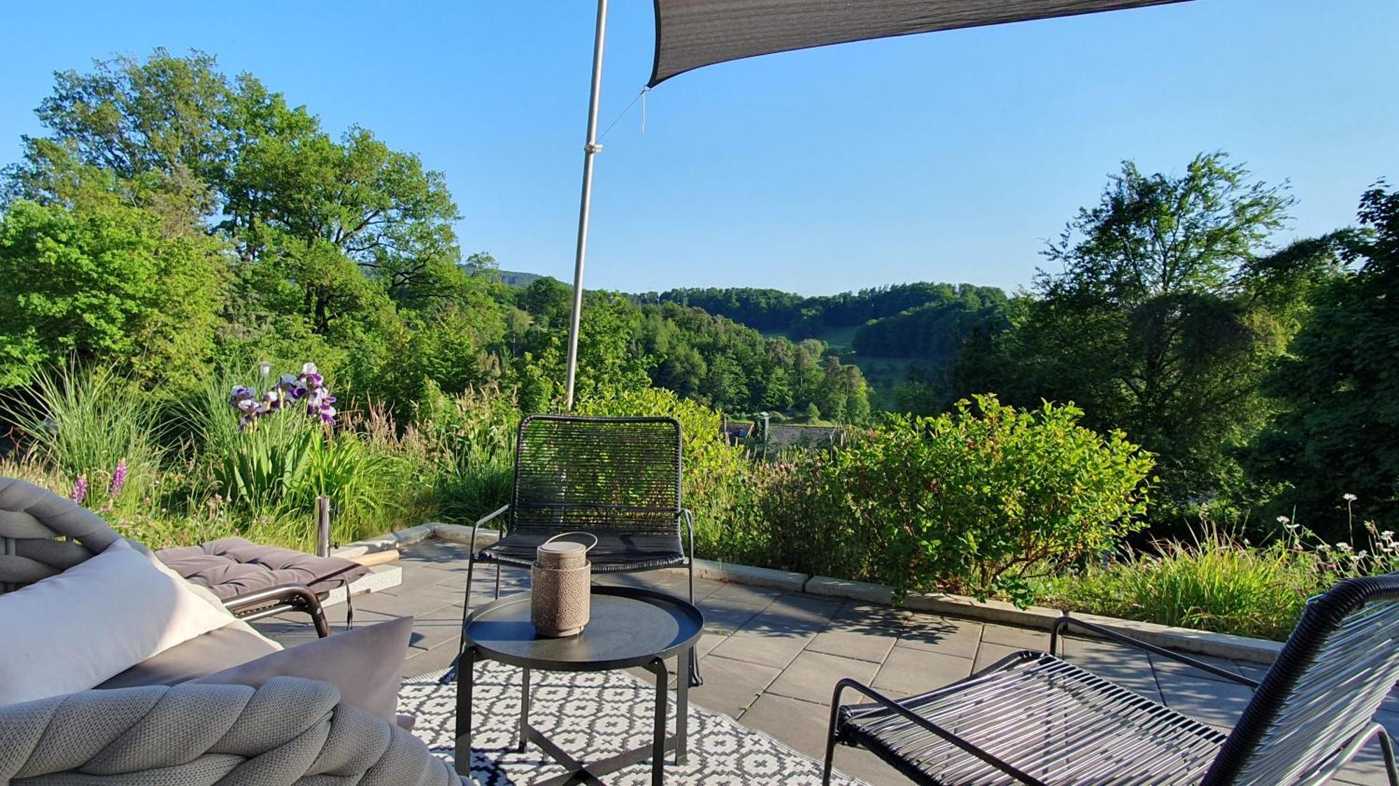 Odenwald-Lodge Mit Infrarotsauna Und E-Ladestation "Haus Purpur" Reichelsheim Ngoại thất bức ảnh